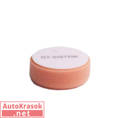 Полировальный круг, D=80 мм, толщина 30 мм, жесткий оранжевый, Norma Orange, GTS.80.30.H.N.ORA, ISISTEM