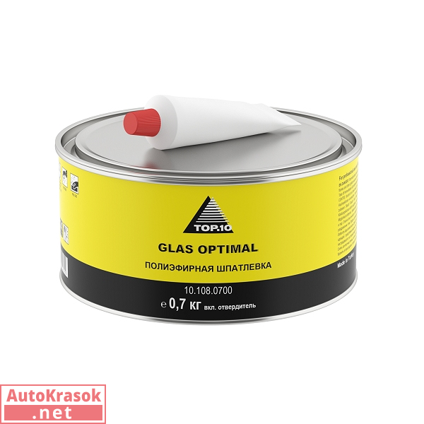 Шпатлевка GLAS OPTIMAL 0,7 кг, 10.108.0700, TOP.10