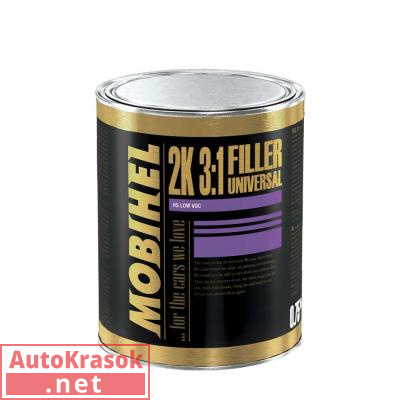 Грунт универсальный 3+1 2К low VOC (мокрый по мокрому), 0,75 л 41793602, MOBIHEL