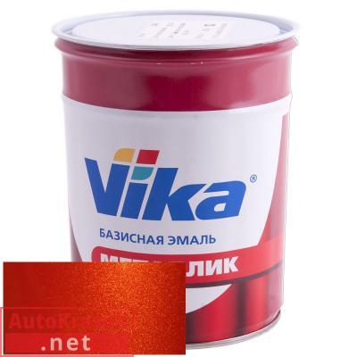 Краска 190 Калифорнийский мак, Базисная Вика металлик, 0,9 кг,  VIKA