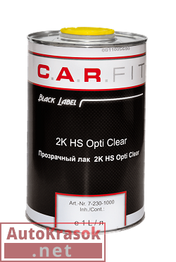 Car Fit BL Лак HS Opti Clear, 1л, 7-230-1000, C.A.R.FIT