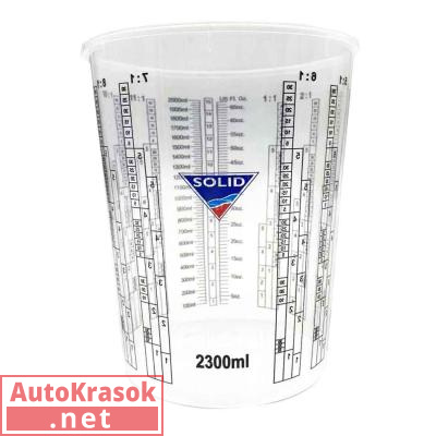 Мерная емкость 3000 MEBTANK, 2300 мл (упак. 100 шт), 380.2300, SOLID