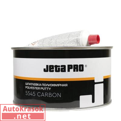 Шпатлевка с углеволокном CARBON 5545, черная, 1,8 кг, 5545/1,8, Jeta Pro