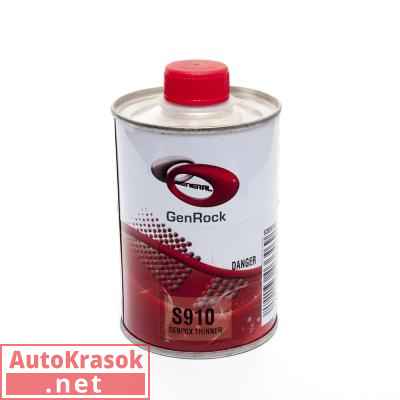 Разбавитель S910, для эпоксидного грунта Genpox Isolating Epoxy Primer, 0,3 л, G-S910, General