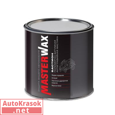 Мастика БАСТИОН полимерно-битумная, 1 кг, MW010601, MasterWax