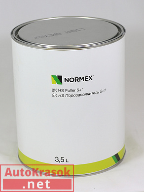 2K HS Порозаполнитель Normex 5+1, (светло-серый) 3,5л F113500, Normex