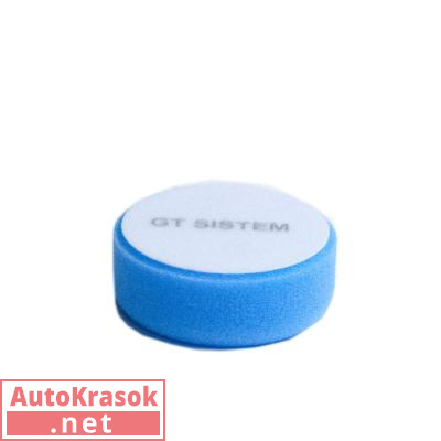Полировальный круг, D=80 мм, толщина 30 мм, среднежесткий синий, Norma Blue, GTS.80.30.MH.N.BLU, ISISTEM