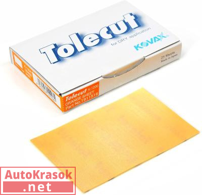 Клейкий лист Tolecut Orange K1200, оранжевый, 114*70 мм, 1911516, Kovax