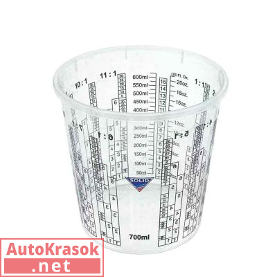 Мерная емкость 3000 MEBTANK, 700 мл (упак. 200 шт), 380.0700, SOLID
