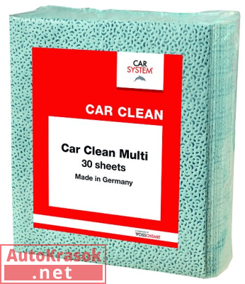 Салфетки малярные безворсовые 38х32 MULTI (в упаковке 30 шт), 144924, CarSystem