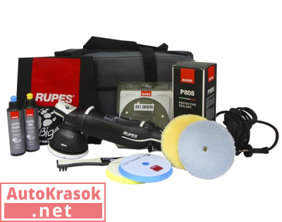 Машинка эксцентриковая полировальная с набором принадлежностей LK900E/DLX  125mm, LK900E/DLX, Rupes