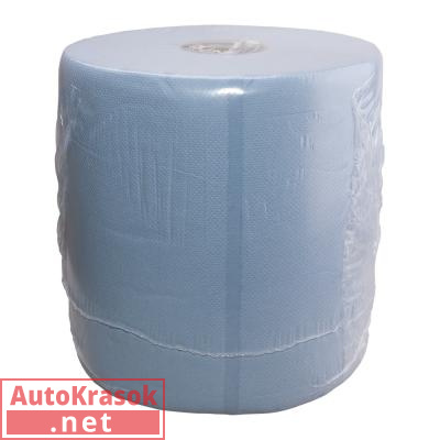 Бумага протирочная 2-х слойная, голубая,26*38 см, рулон 500 шт, P50107, ISISTEM