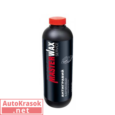 Антигравий каучуковый с эффектом шагрени, 314 WHITE, MW SERVICE, белый, евробаллон-пластик, 1 л, MW030902, MasterWax