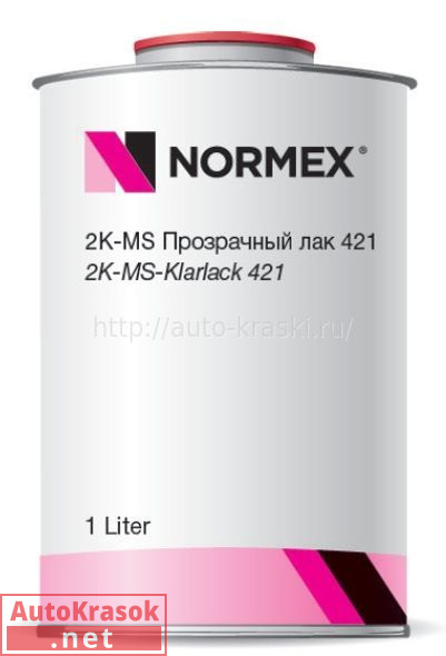 2К MS Прозрачный лак 421 1л, Normex