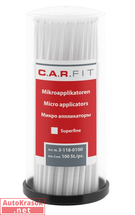 Car Fit Аппликаторы для удаления дефектов ЛКМ Superfine уп/100шт, C.A.R.FIT