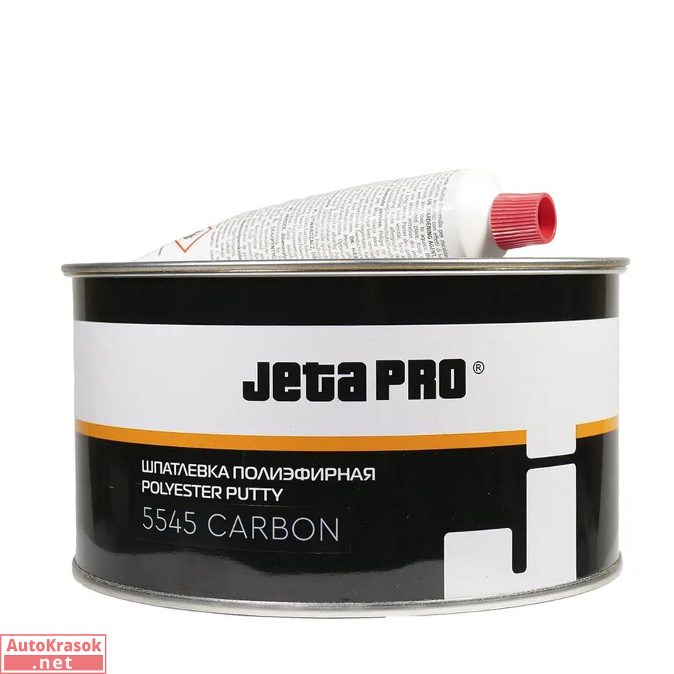 Шпатлевка с углеволокном CARBON 5545, черная, 1,8 кг, Jeta Pro Шпатлевка с углеволокном CARBON 5545, черная, 1,8 кг, Jeta Pro