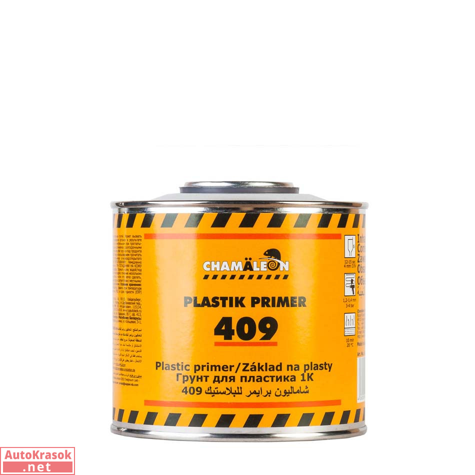 Грунт 409 по пластику 1К, 0,5 л, CHAMALEON