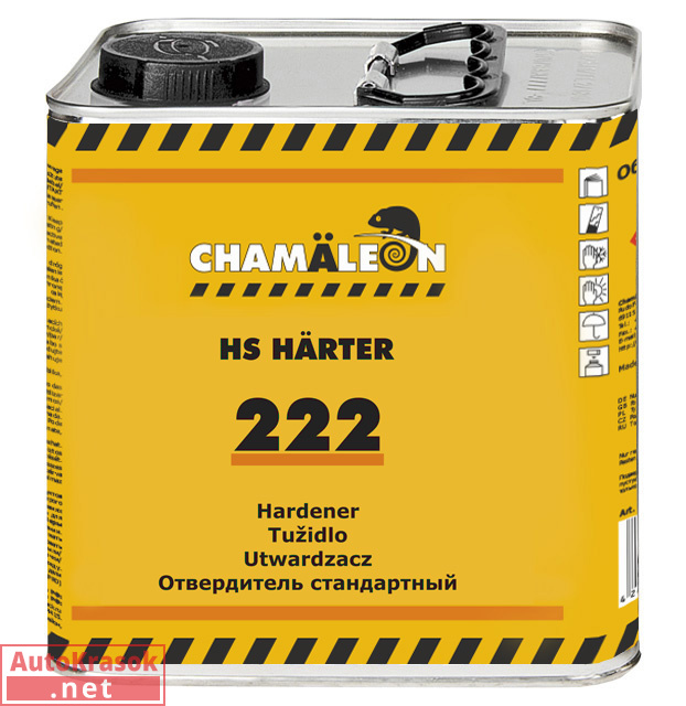 Отвердитель 222 стандартный  лаку 155, 2,5 л, 12227, CHAMALEON