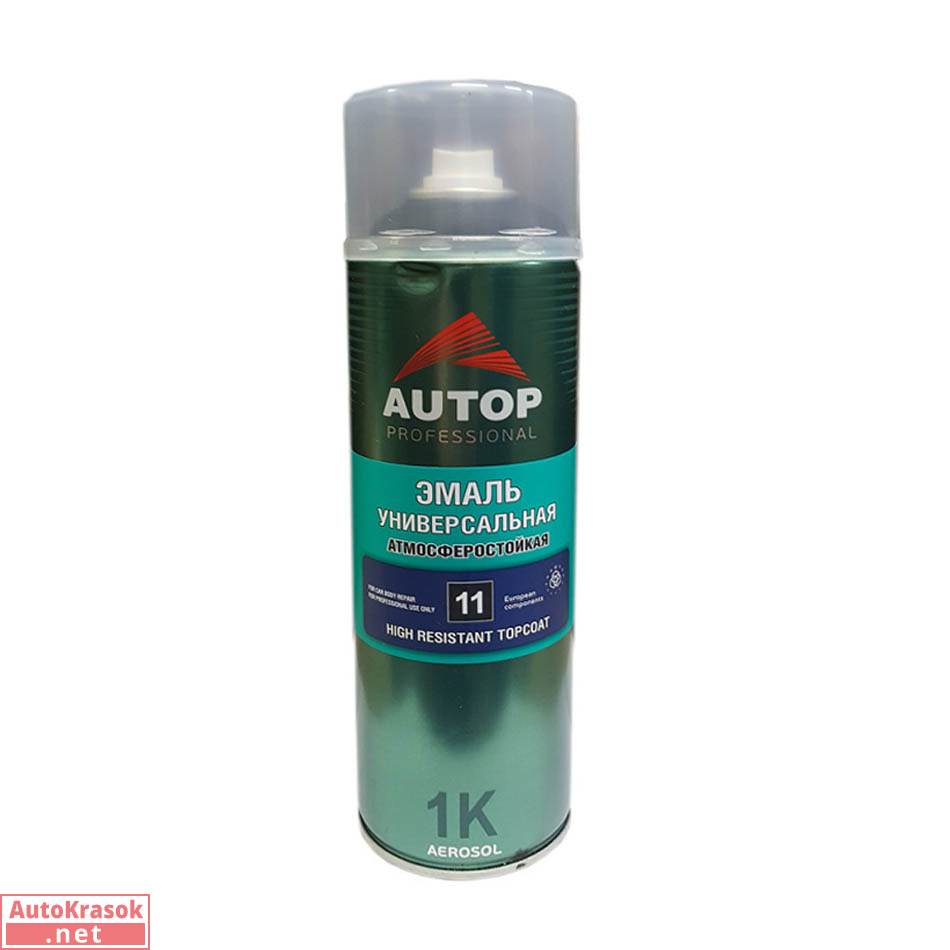 Эмаль алкидная высокоукрывистая №11, черная глянцевая, 650 мл, ATP-A07832, Autop