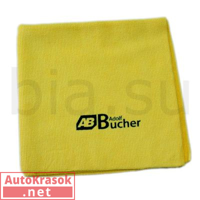 Салфетка из микрофибры AB ПРОФФ желтая, 40х40см, 350 гр, 12.0777.Y, Adolf Bucher