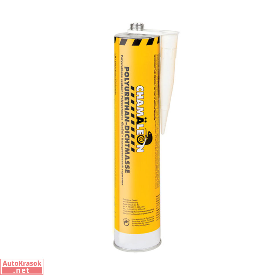 Герметик кузовной полиуретановый белый 0,31 л, 37531, CHAMALEON
