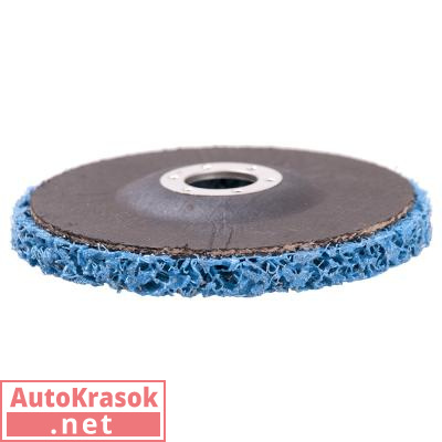 Диск для удаления ржавчины и краски синий, для УШМ, 125*22 мм, 225080, Китай/Россия