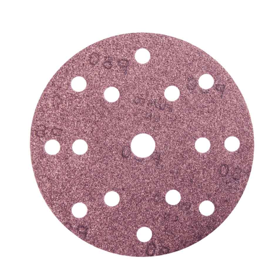 Круг шлифовальный FC531 Film Ceramic, диаметр 150 мм, 15 отверстий, P180, Hanko