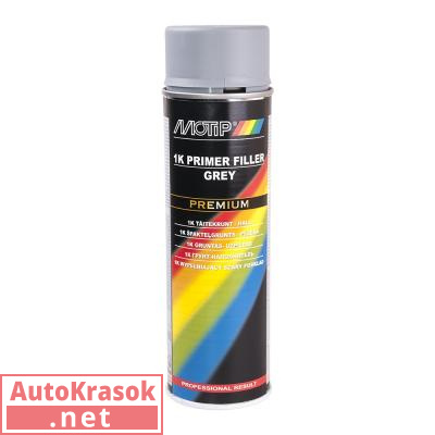 Грунт наполнитель серый Премиум, 500мл 04121, Motip