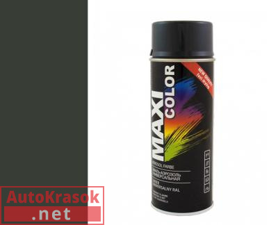 Краска RAL 7016 Нитроэмаль (аэрозоль) антрацитово-серая, 400 мл, 7016MX MaxiColor