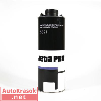 Антигравий каучуковый, евробаллон под насадку, цвет черный 1 л, 5521/1 black, Jeta Pro