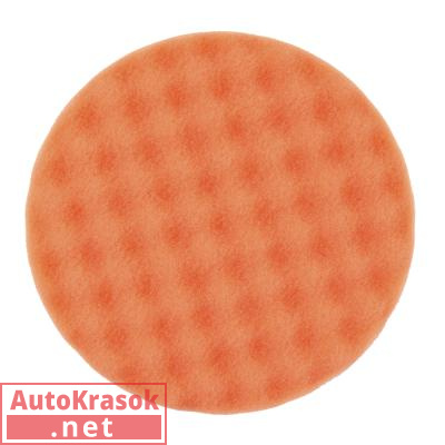 Рельефный поролоновый полировальный диск 150x25мм, оранжевый 2 шт. в упаковке, 7993615021, Mirka