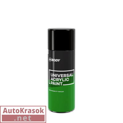 Краска Black MAT, черная матовая, аэрозоль 400 мл, 5010000000 Body HB
