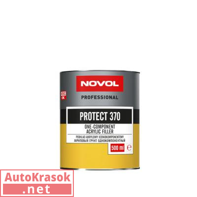 Грунт 1К Protect 370 акриловый, однокомп. Новол, 0,5 л 37440, Novol