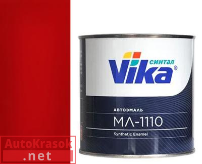 Краска 110 рубин, меламиноалкидная МЛ-1110, 2,0 кг,  VIKA