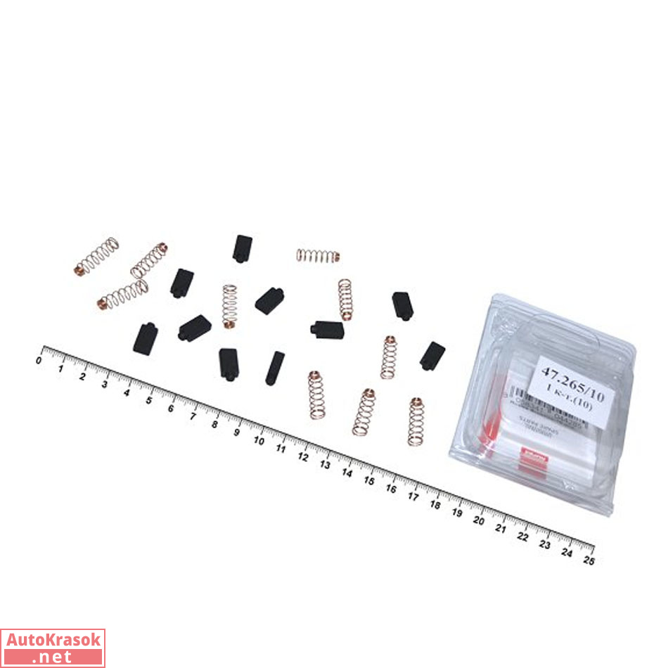 Комплект щеток (10 шт.) для S21A-LE21A-LR21-31, 47.265/10, Rupes