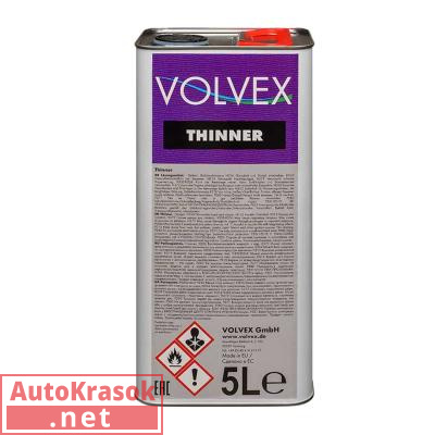 Растворитель для акриловых изделий ACRYL THINNER, 5 л, 34459380, VOLVEX