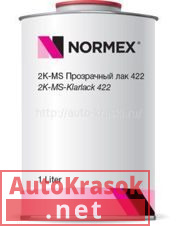 2К Прозрачный лак 422 быстросохнущий 1л, 931310174, Normex