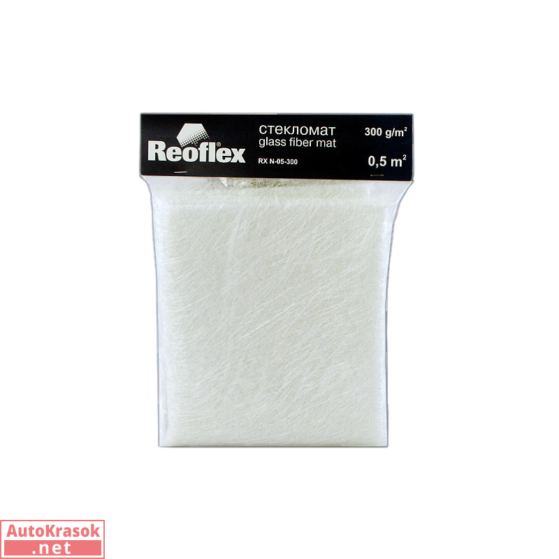 Стекломат (300 гр/1кв.м.), 0,5 кв.м., RX N-05/300, REOFLEX