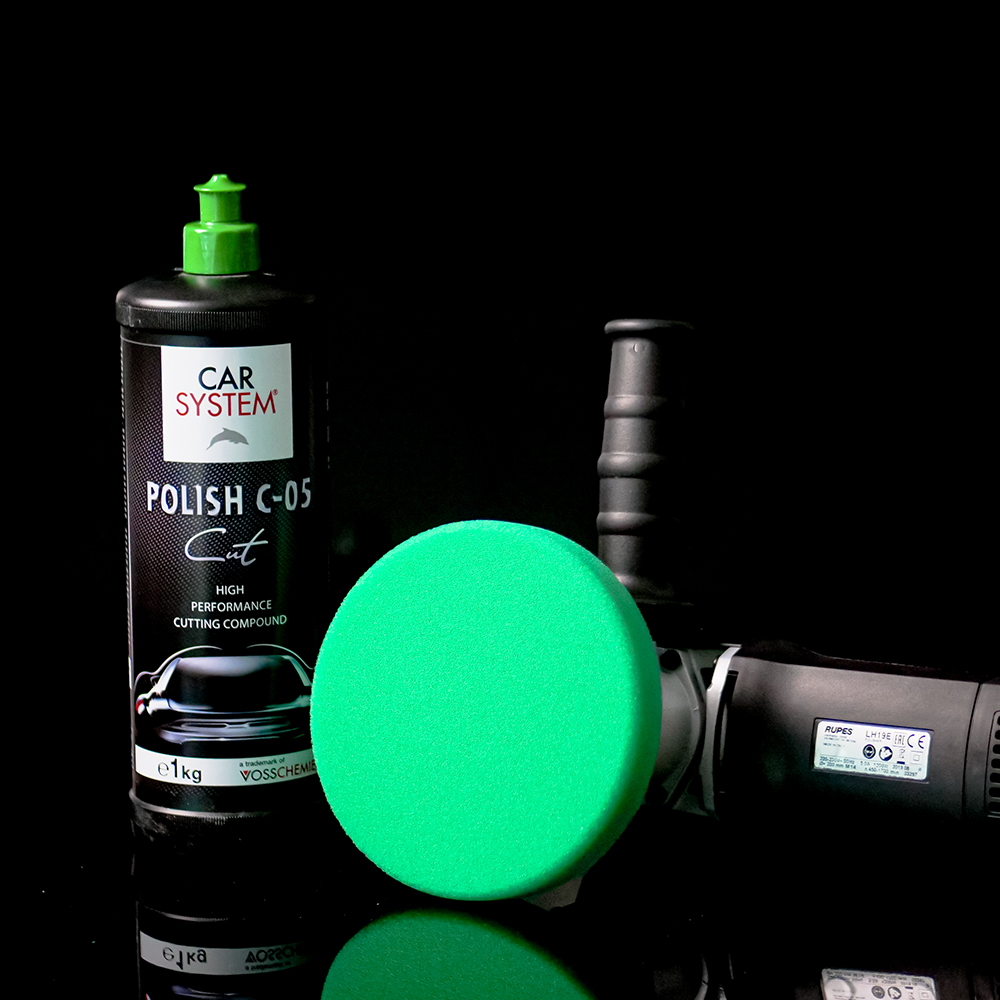 Полировальный круг Polish Foam Green, жесткий зеленый, 145 мм (1шт), CarSystem