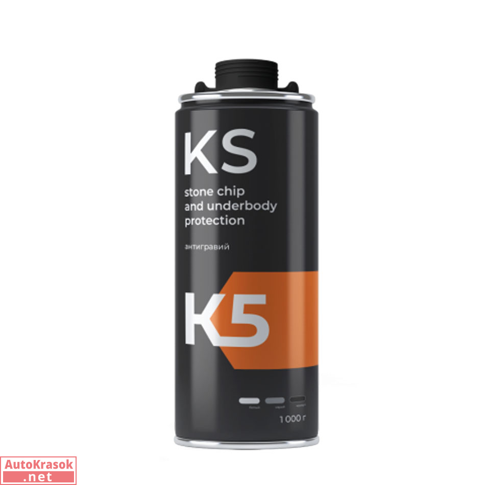 Антигравий KS, черный, евробаллон, 1 кг, K5 Антигравий KS, черный, евробаллон, 1 кг, K5