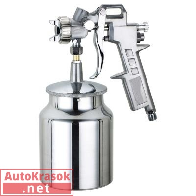 Краскопульт с нижним бачком S-990S-18, бачок 750 мл, дюза 1,8 мм, 005-00117, VOYLET