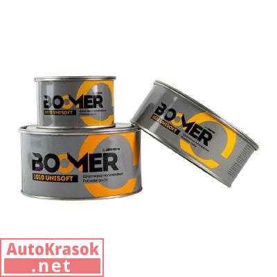Шпатлевка полиэфирная универсальная Unisoft, 1,8кг, 1010/1,8, Boomer