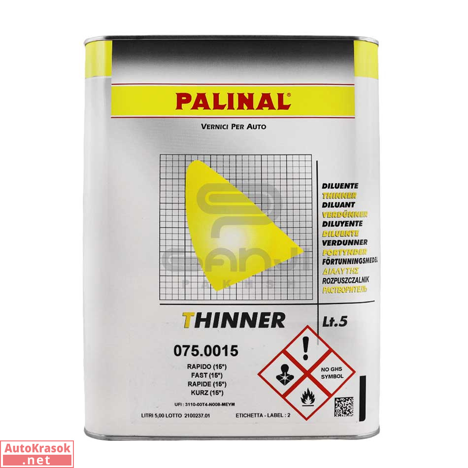 Универсальный разбавитель (Быстрый), 5 л, PALINAL