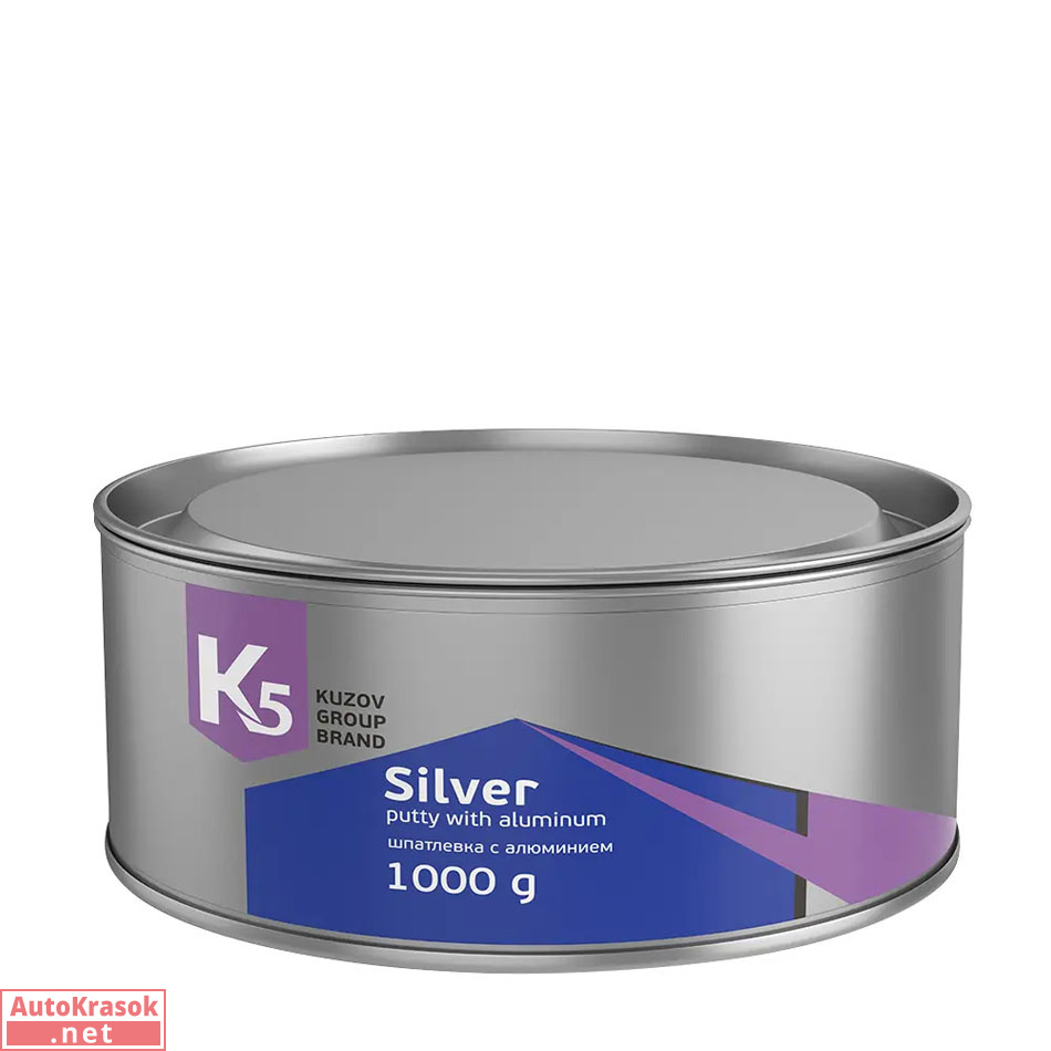 Шпатлевка К5 Silver, с алюминием, 1000 г, K5