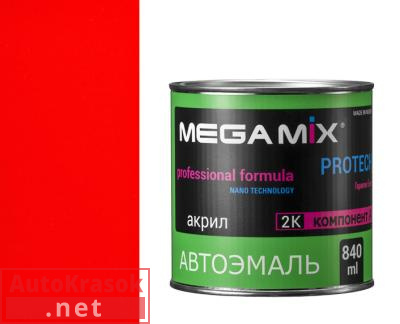 Краска 121 Реклама, эмаль акриловая АК-1311, 0,8 кг,  MegaMix