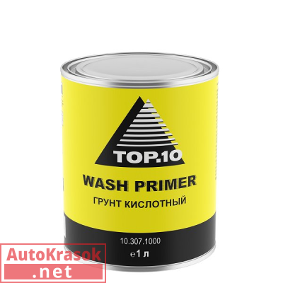 Грунт протравливающий WASH PRIMER 1л 10.307.1000, TOP.10