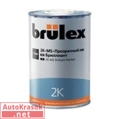Лак Brulex 2K MS Прозрачный Бриллиант 1л, 932700126, BRULEX
