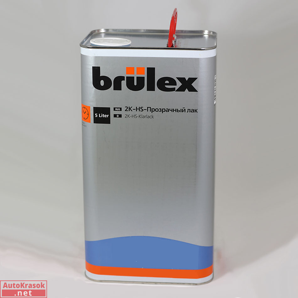 Лак 2K-HS Прозрачный, 5 л, 932350126, BRULEX