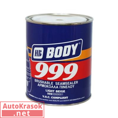 Шовный кузовной герметик Боди 999, уп. 1 кг, 9990300001, Body HB