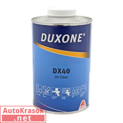 Лак 2K воздушной сушки DX40 CLEAR MS, 1 л, 1250042743, Duxone